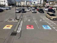 ”駐車場路面標示CPG-Ⅲ施工写真”